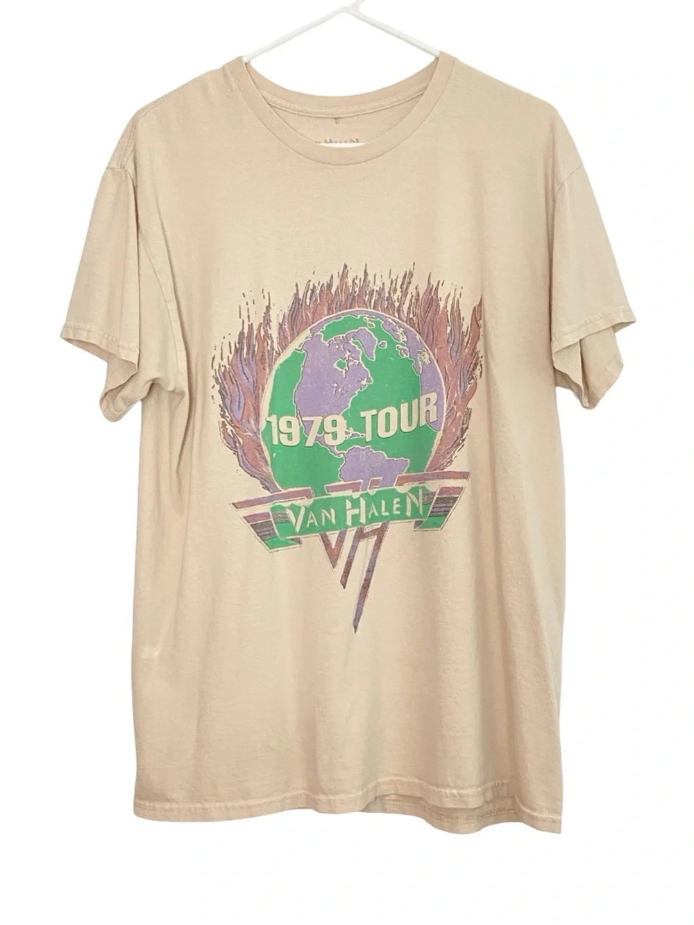 Van Halen Tee Mens Size Large Unisex Graphic Print Band Tshirt Retro